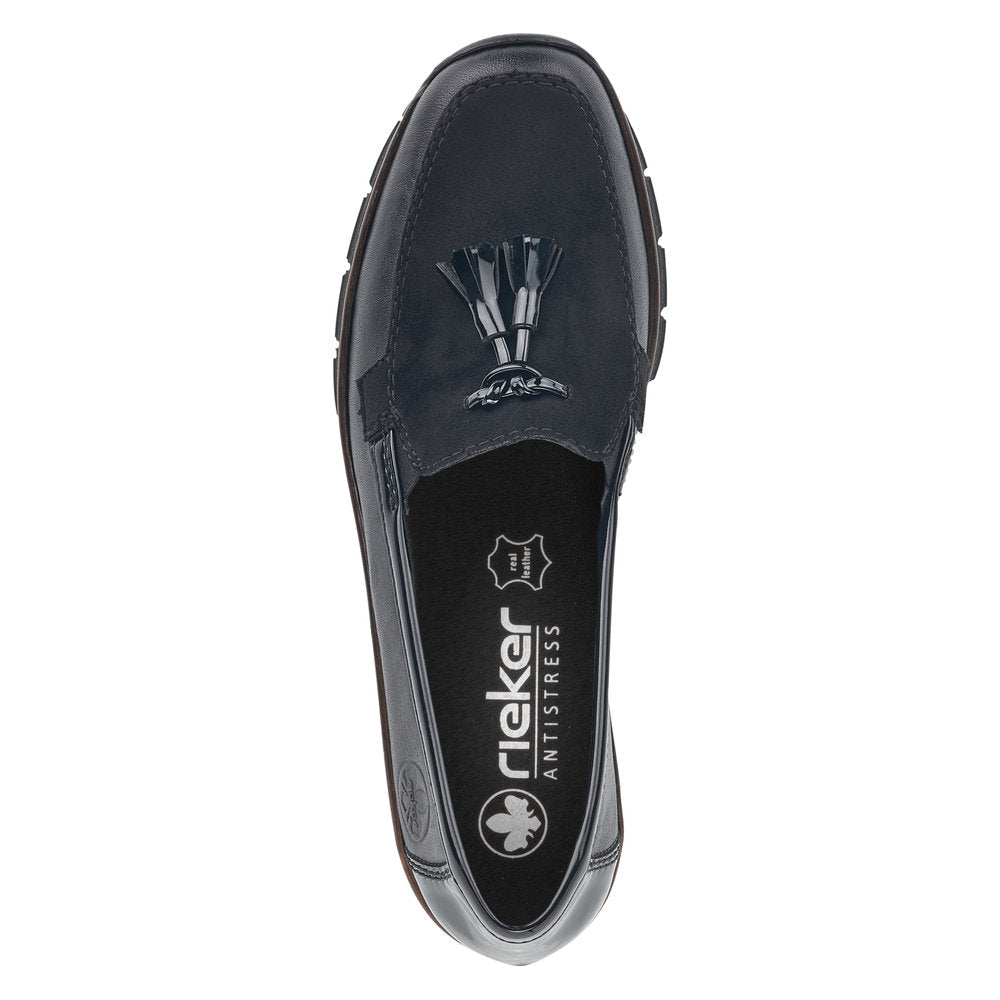 Pantofi Dama Piele Naturala Rieker RIEK 53771 - Rieker - pantofia.ro