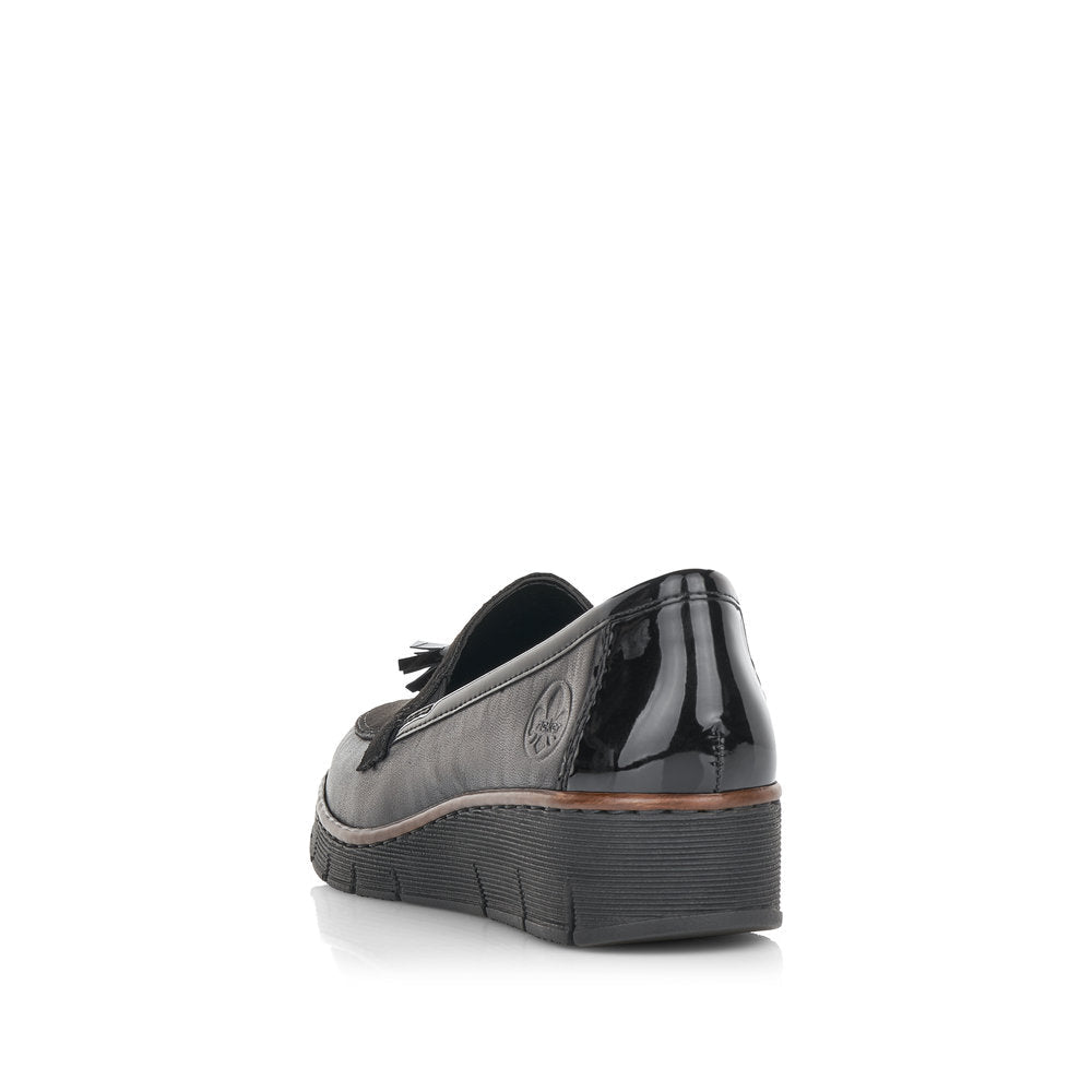 Pantofi Dama Piele Naturala Rieker RIEK 53771 - Rieker - pantofia.ro