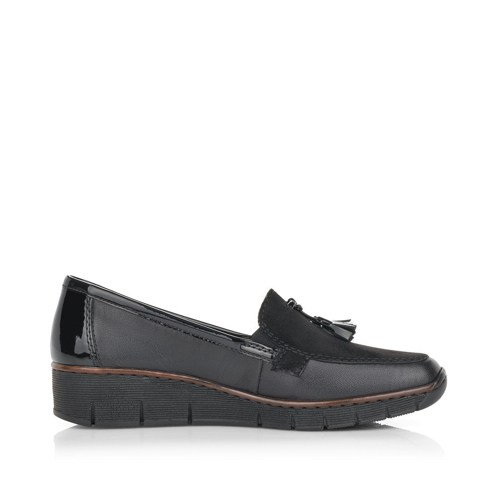 Pantofi Dama Piele Naturala Rieker RIEK 53771 - Rieker - pantofia.ro