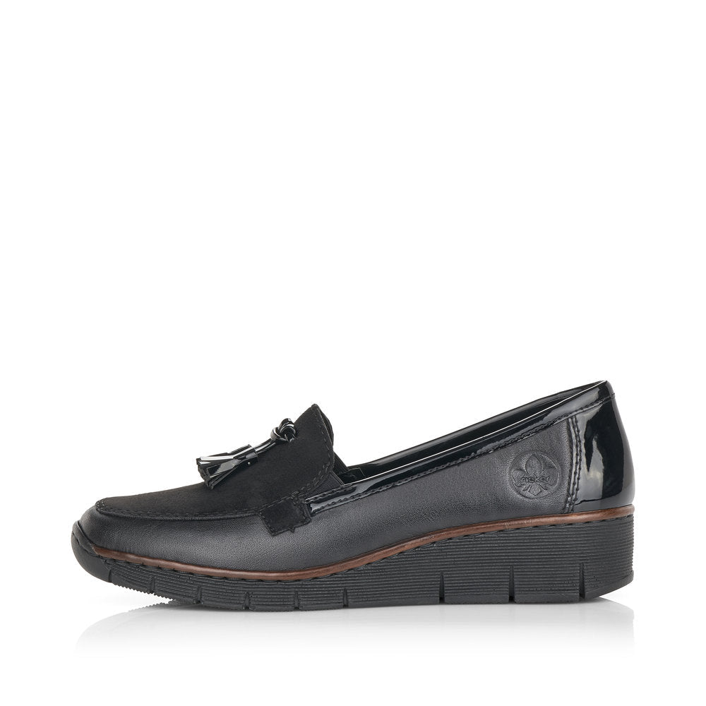 Pantofi Dama Piele Naturala Rieker RIEK 53771 - Rieker - pantofia.ro
