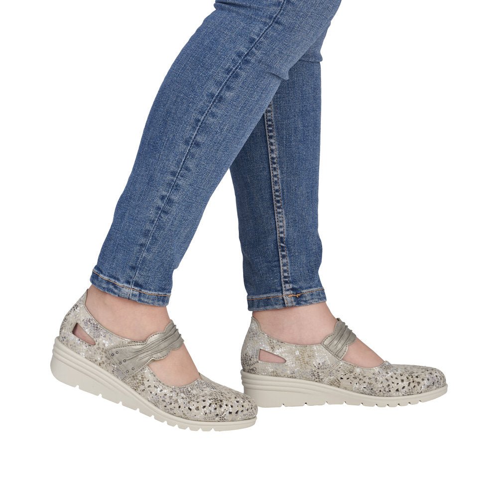 Pantofi Dama Piele Naturala Rieker RIEK L5359 - Rieker - amely.ro