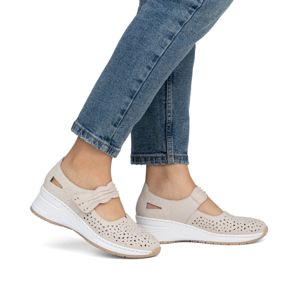 Pantofi Dama Piele Naturala Rieker RIEK N4382 - Rieker - amely.ro