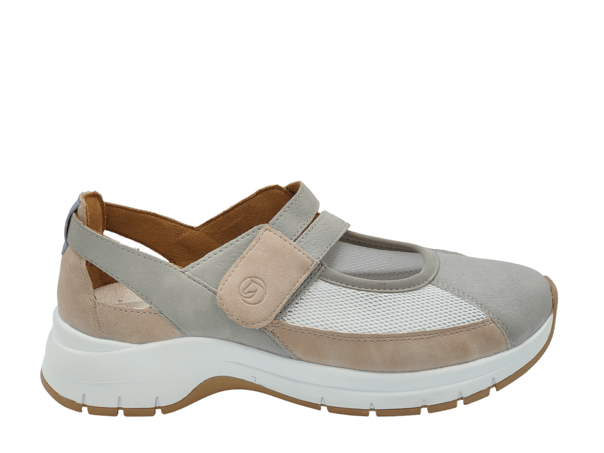 Pantofi Dama Remonte RIEK D0G08gri+roz - Remonte - amely.ro