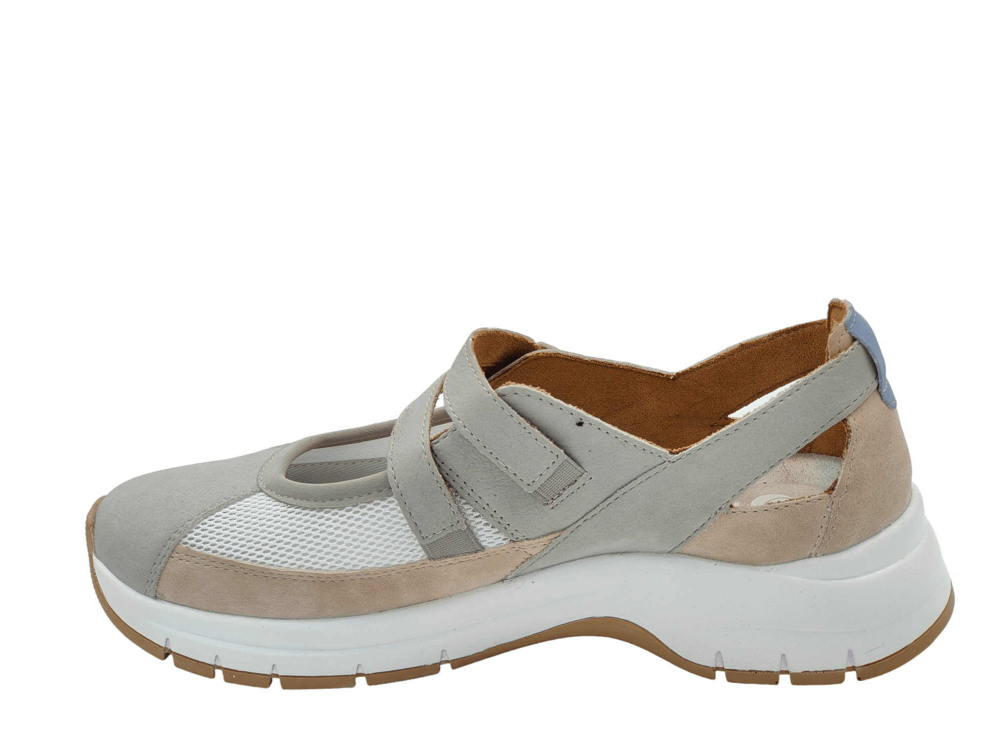 Pantofi Dama Remonte RIEK D0G08gri+roz - Remonte - amely.ro