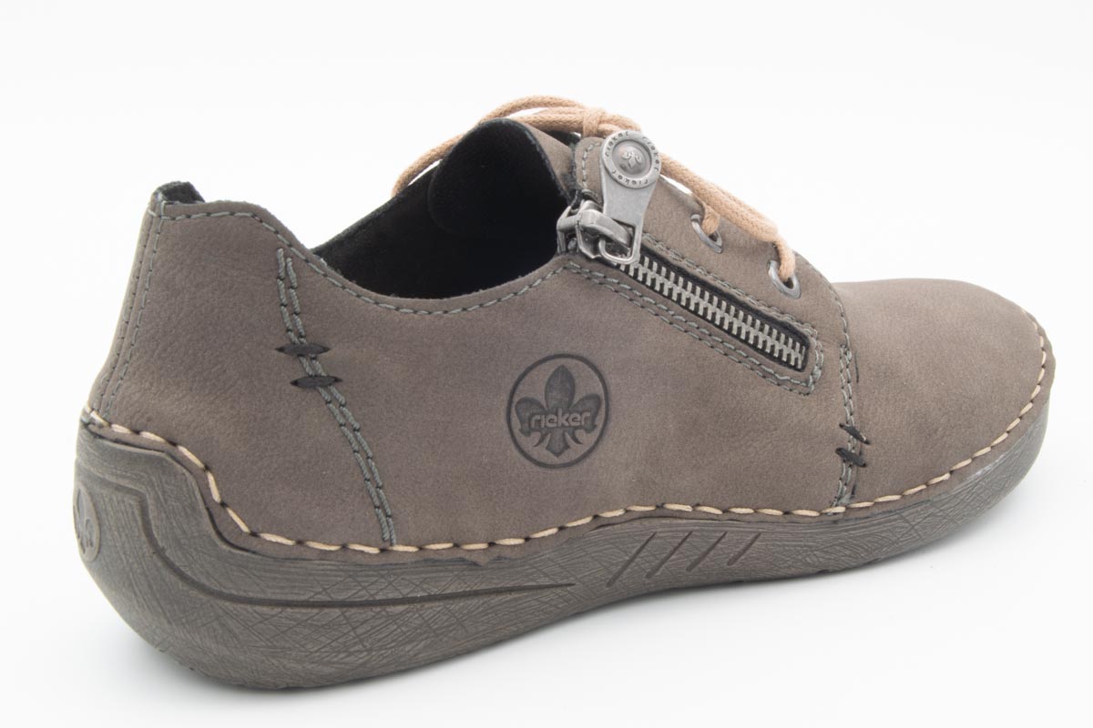 Pantofi Dama Rieker Riek 52523/ Gri - Rieker - amely.ro