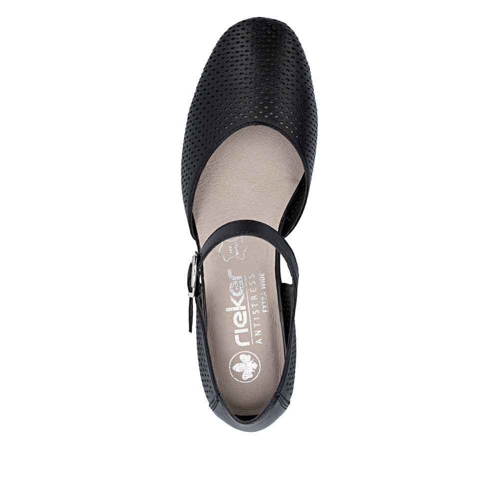 Pantofi din Piele Naturala Rieker 43460 - 00 - Rieker - amely.ro