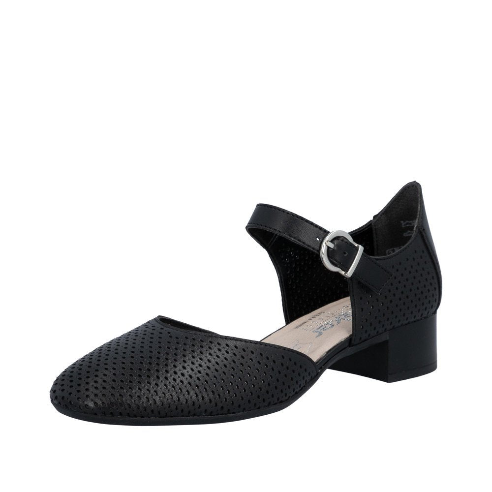 Pantofi din Piele Naturala Rieker 43460 - 00 - Rieker - amely.ro