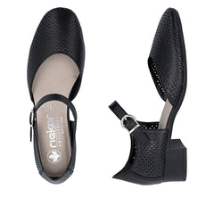 Pantofi din Piele Naturala Rieker 43460 - 00 - Rieker - amely.ro
