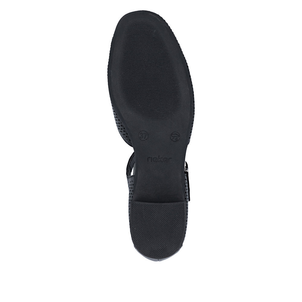 Pantofi din Piele Naturala Rieker 43460 - 00 - Rieker - amely.ro