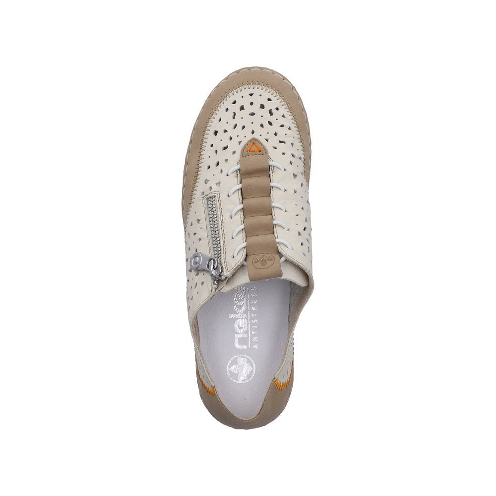 Pantofi din Piele Naturala Rieker 43665-64 - Rieker - pantofia.ro
