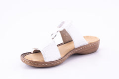 Saboti Dama Rieker Riek 608P9 /Alb - Rieker - amely.ro