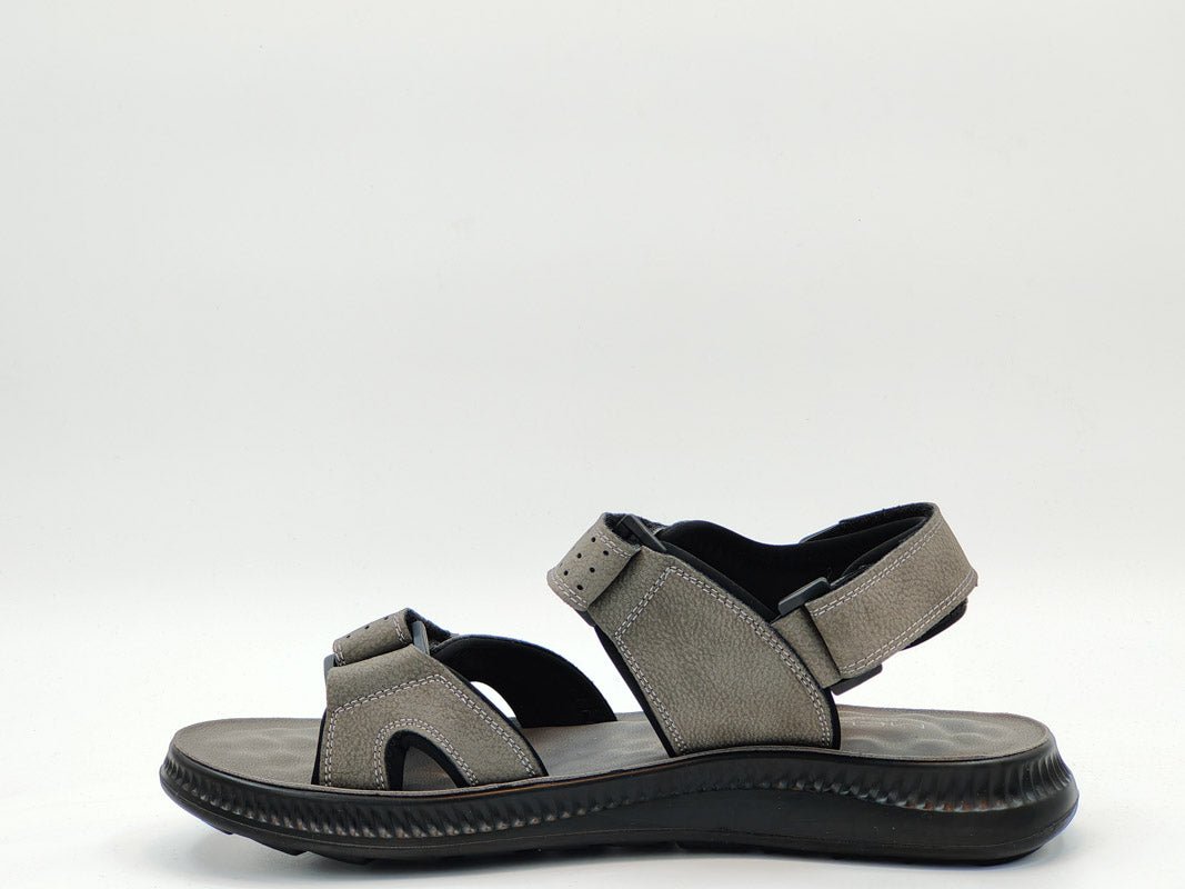 Sandale Barbati Piele Naturala Franky Feni 1S13/ Gri - amely.ro - amely.ro