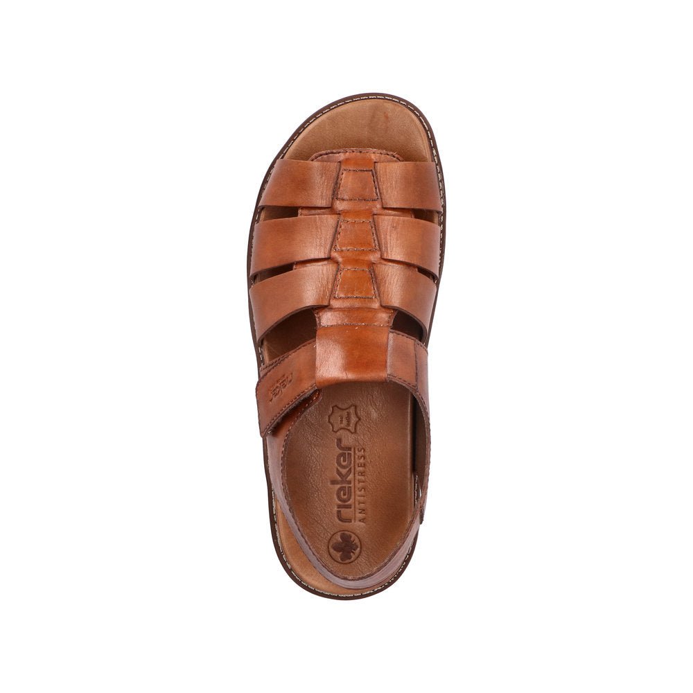 Sandale Barbati Piele Naturala Rieker RIEK 24360 - Rieker - amely.ro