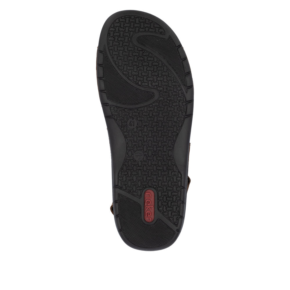 Sandale Barbati Piele Naturala Rieker RIEK 25558 - Rieker - amely.ro