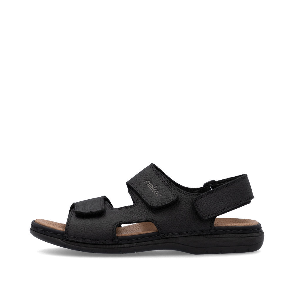 Sandale Barbati Piele Naturala Rieker RIEK 25558 - Rieker - amely.ro