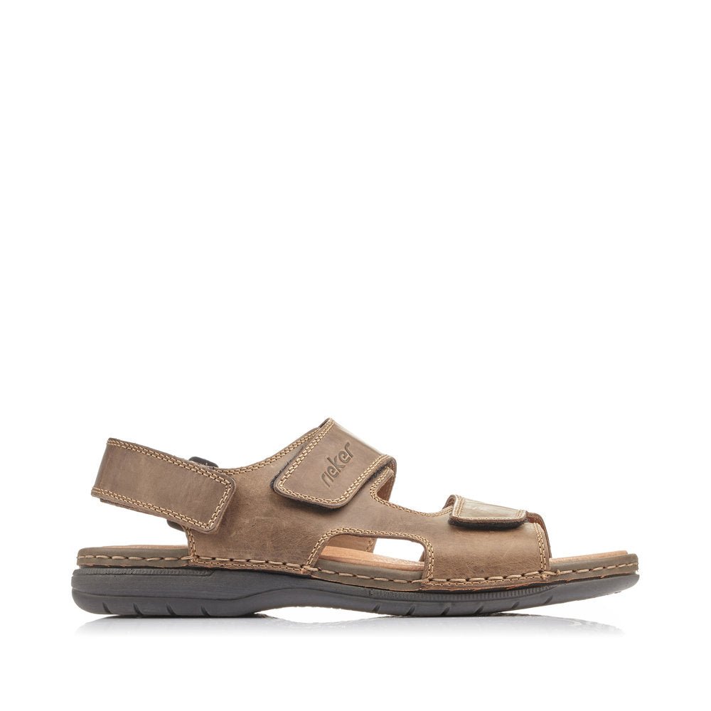 Sandale Barbati Piele Naturala Rieker RIEK 25558 - Rieker - amely.ro
