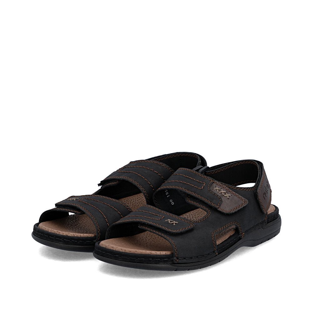 Sandale Barbati Piele Naturala Rieker RIEK 25561 - Rieker - amely.ro