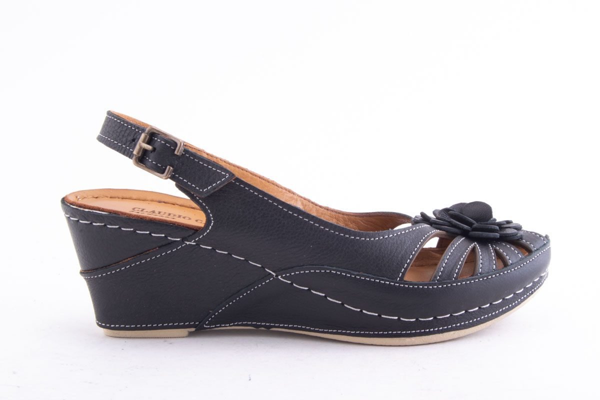 Sandale Dama Piele Naturala De Vitel Claudio Casini Cart 101 /N - Claudio Casini - amely.ro