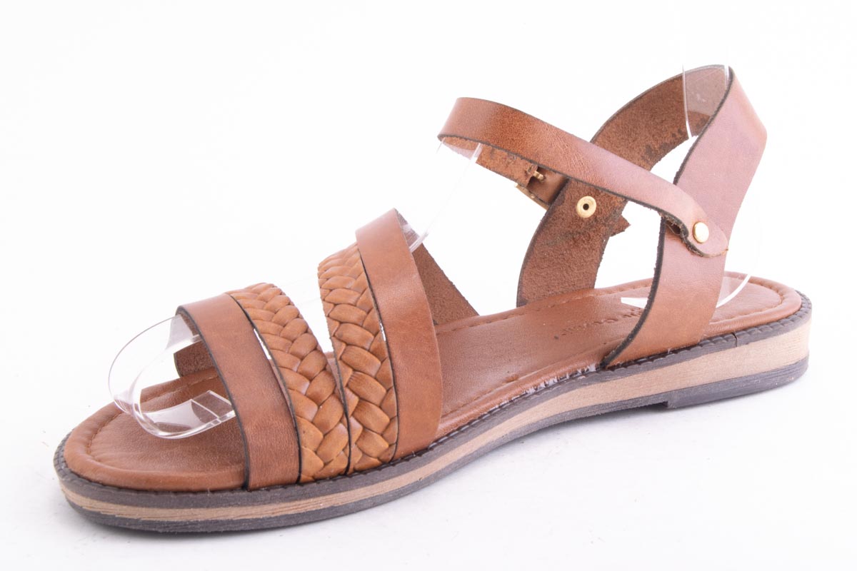 Sandale Dama Piele Naturala De Vitel Claudio Casini Cart 121/ Camel - Claudio Casini - amely.ro