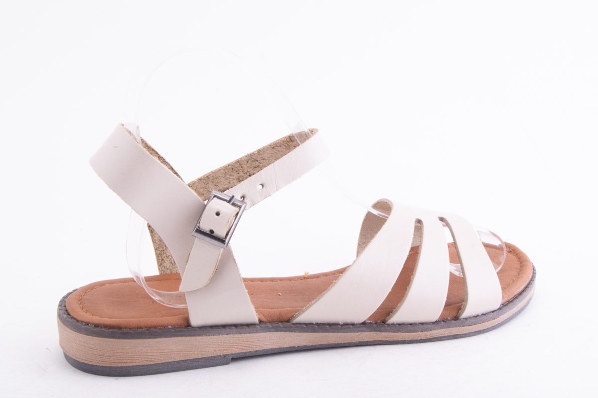 Sandale Dama Piele Naturala De Vitel Claudio Casini Cart 150/ Bej - Claudio Casini - amely.ro