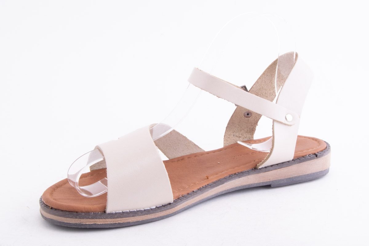 Sandale Dama Piele Naturala De Vitel Claudio Casini Cart 150/ Bej - Claudio Casini - amely.ro