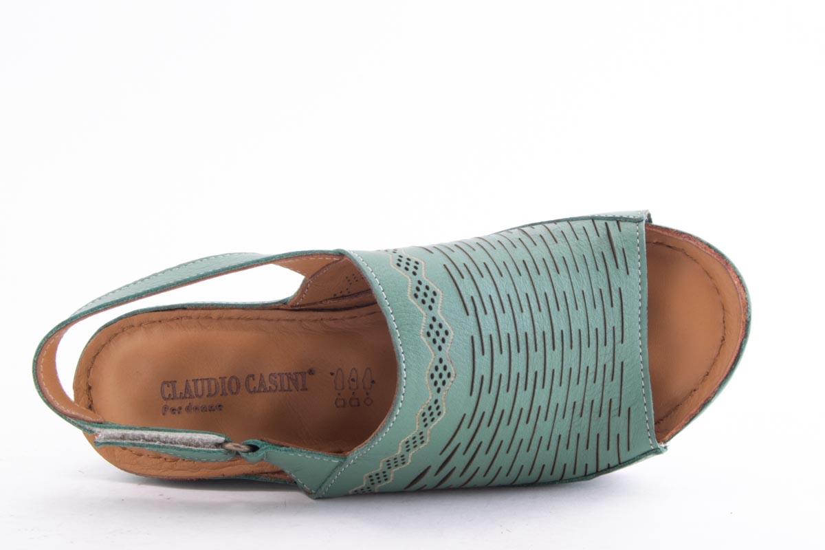 Sandale Dama Piele Naturala De Vitel Claudio Casini Cart 6115/ Vrd - Claudio Casini - amely.ro