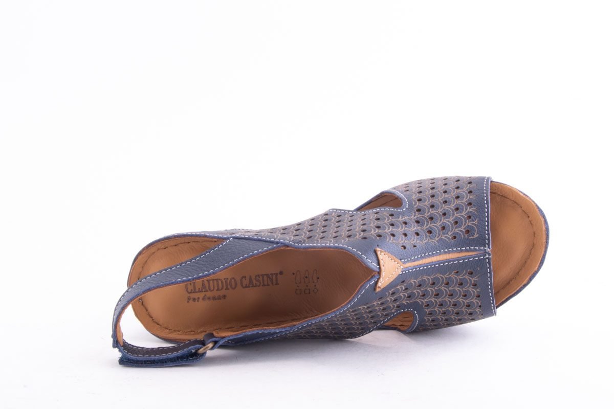 Sandale Dama Piele Naturala De Vitel Claudio Casini Cart 6117/ Ab - Claudio Casini - amely.ro