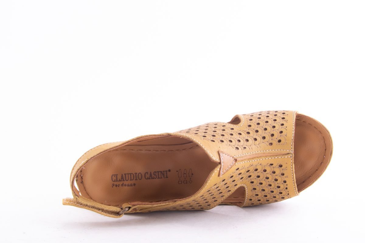 Sandale Dama Piele Naturala De Vitel Claudio Casini Cart 6117/ Glb - Claudio Casini - amely.ro