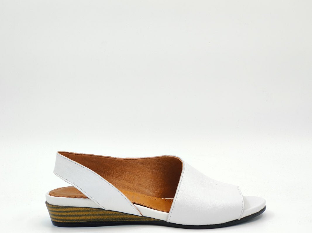 Sandale Dama Piele Naturala De Vitel Claudio Casini Cart 738 /Alb/23 - Claudio Casini - amely.ro