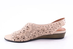 Sandale Dama Piele Naturala De Vitel Claudio Casini Cart 738 /Bej - Claudio Casini - amely.ro