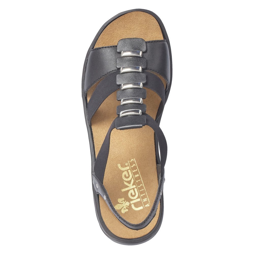 Sandale Dama Piele Naturala Rieker RIEK 64580 - Rieker - amely.ro