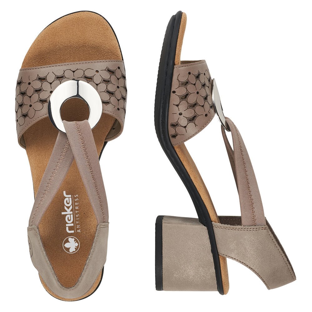 Sandale Dama Piele Naturala Rieker RIEK 64677 - Rieker - amely.ro