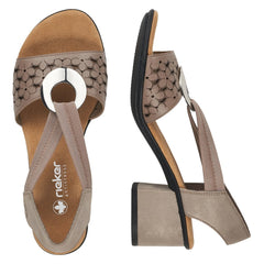 Sandale Dama Piele Naturala Rieker RIEK 64677 - Rieker - amely.ro