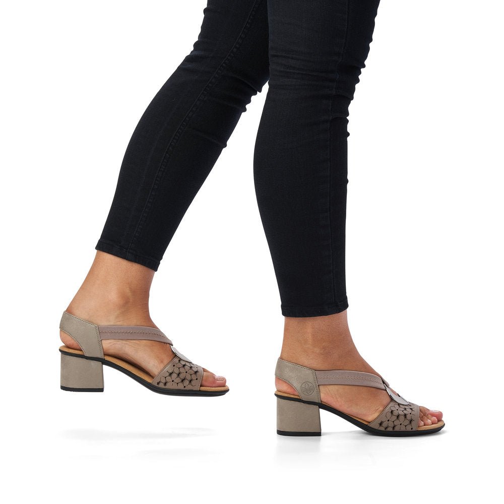 Sandale Dama Piele Naturala Rieker RIEK 64677 - Rieker - amely.ro