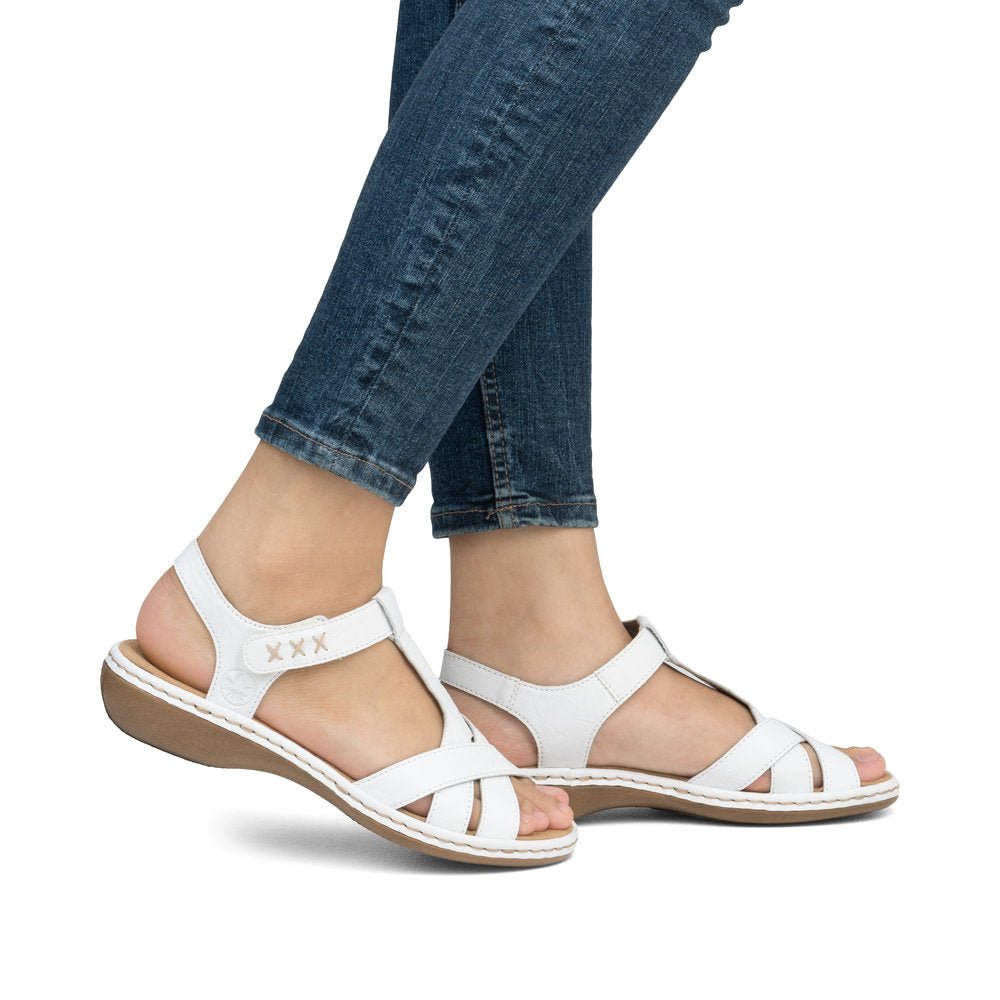 Sandale Dama Piele Naturala Rieker RIEK 65919 - Rieker - amely.ro