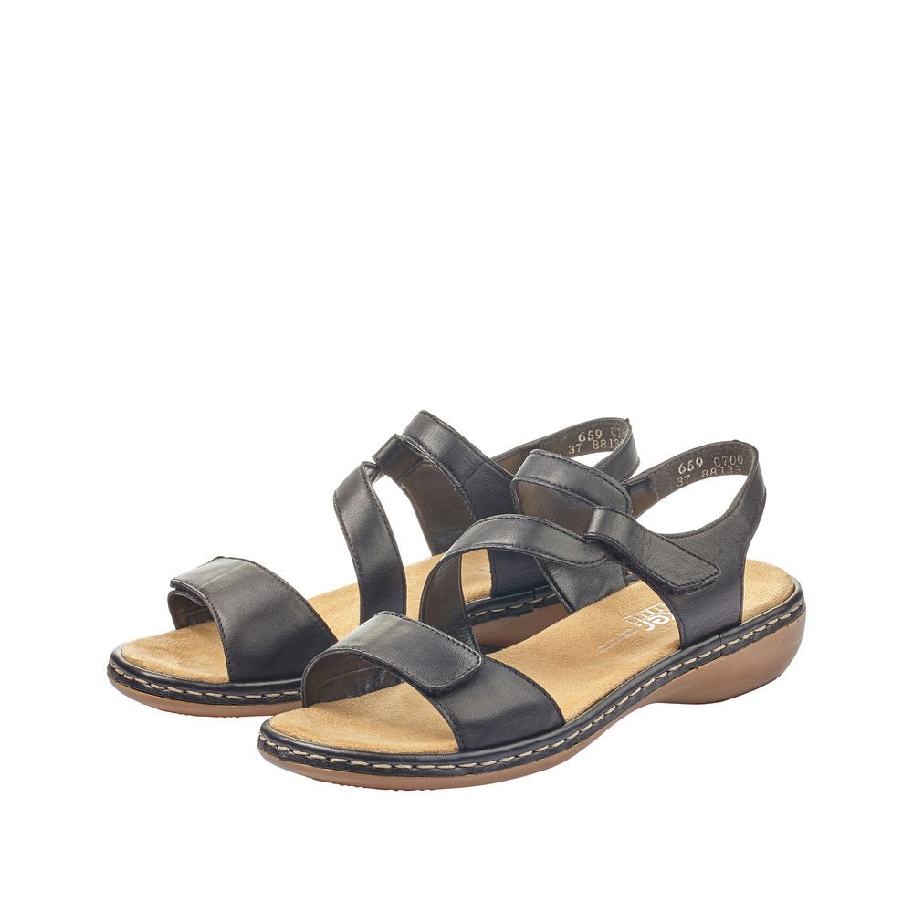 Sandale Dama Piele Naturala Rieker RIEK 659C7 - Rieker - amely.ro
