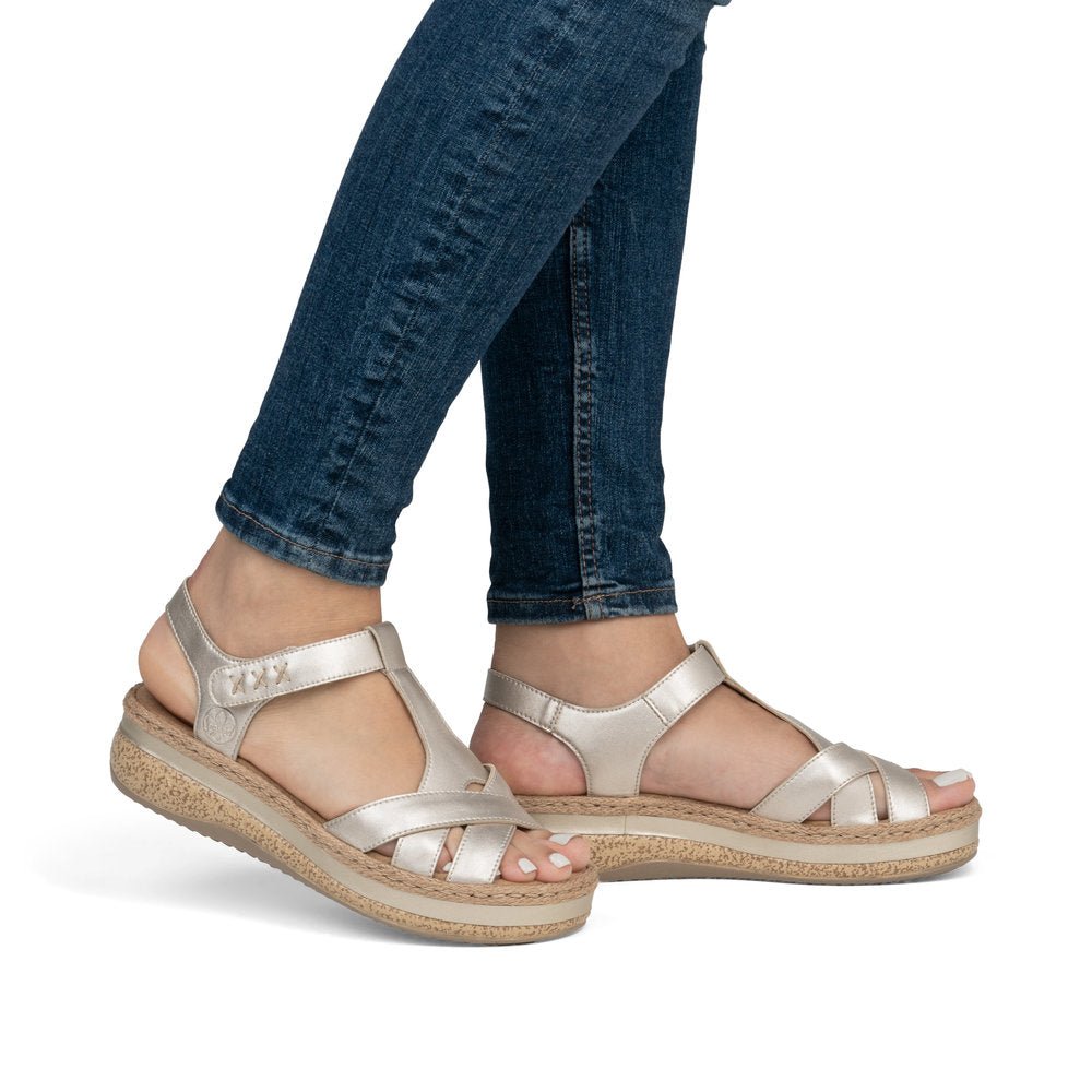 Sandale Dama Piele Naturala Rieker RIEK V0919 - Rieker - amely.ro