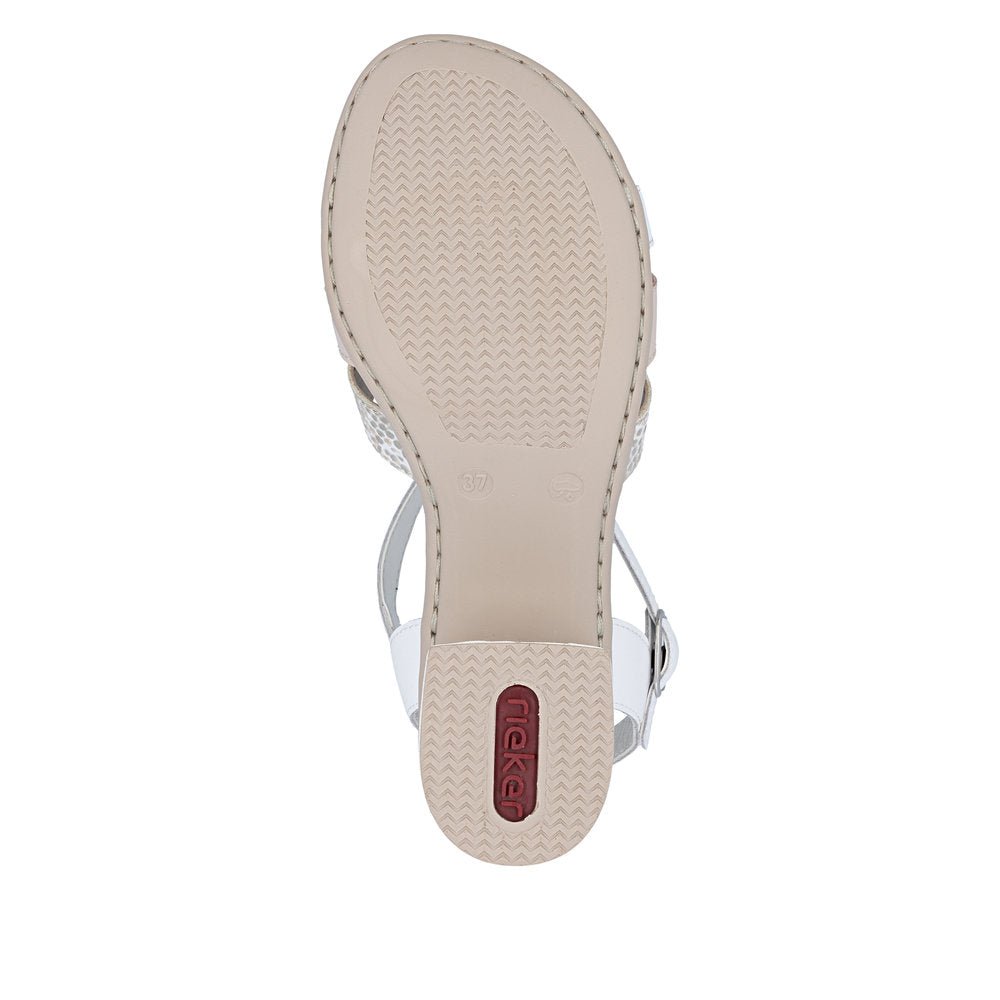 Sandale din Piele Naturala Rieker 64663 - 90 - Rieker - amely.ro