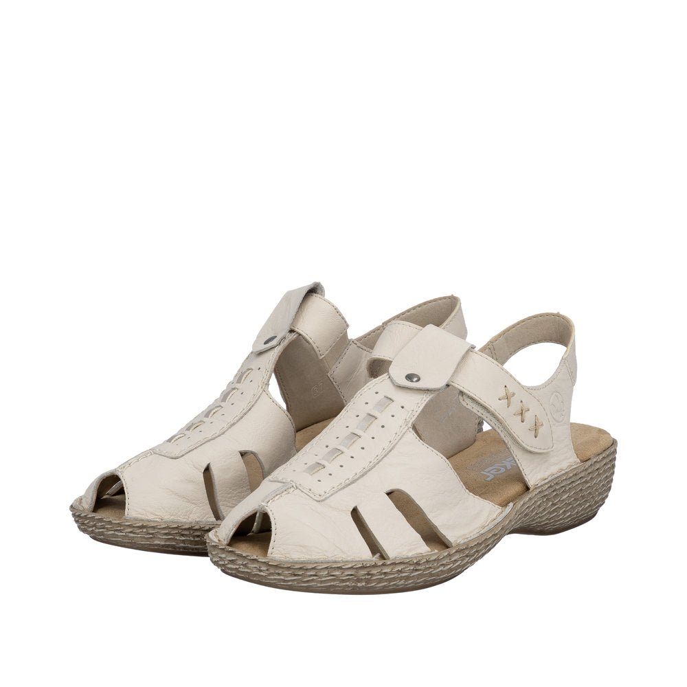 Sandale din Piele Naturala Rieker 658B3 - 60 - Rieker - amely.ro