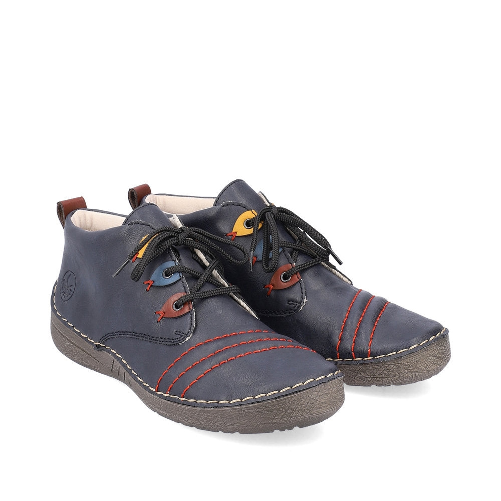 Ghete Dama Rieker Piele Naturala  Riek 52509
