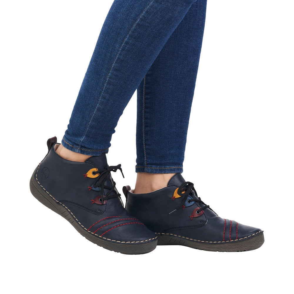 Ghete Dama Rieker Piele Naturala  Riek 52509
