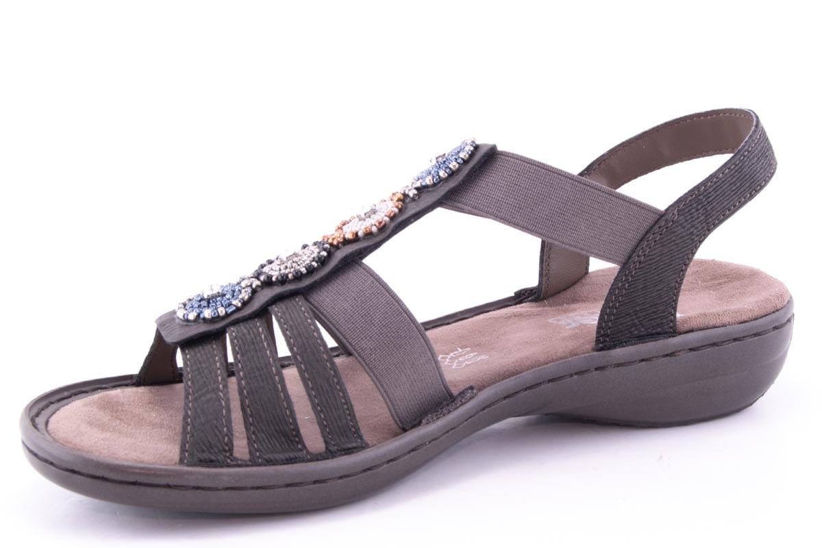 '-amely.ro-Rieker-Sandale Dama Rieker Riek 608G9 /Gri