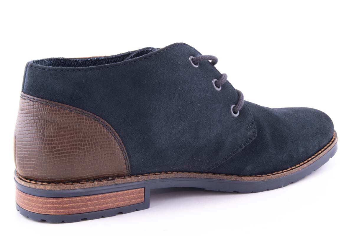 '-amely.ro-Rieker-Ghete Barbati Rieker Piele Naturala Intoarsa Riek 14644 /Abv