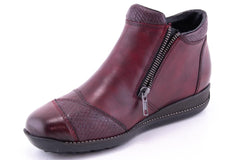 '-amely.ro-Rieker-Ghete Dama Piele Naturala Rieker Riek 44281 /Bor /20