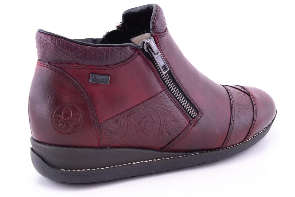 '-amely.ro-Rieker-Ghete Dama Piele Naturala Rieker Riek 44281 /Bor /20