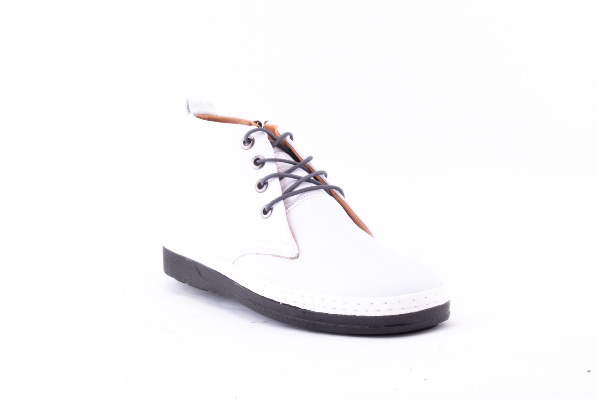 '-amely.ro-Claudio Casini-Ghete Dama Piele Naturala De Vitel Claudio Casini Cart 1084 /Alb