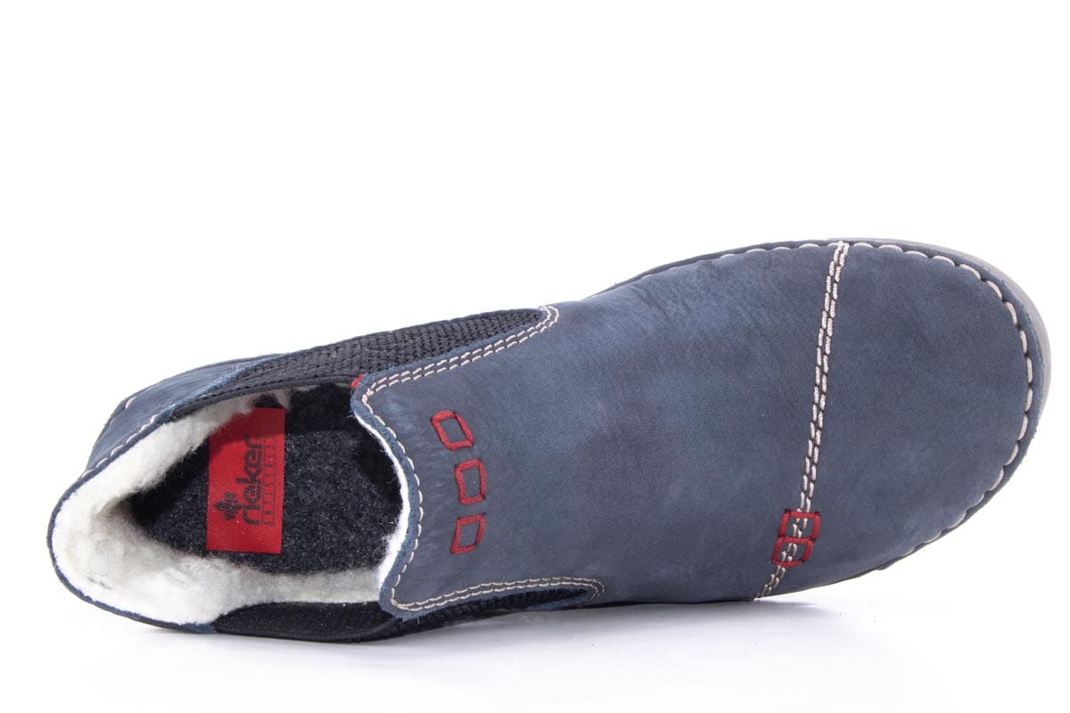 '-amely.ro-Rieker-Ghete Dama Rieker Piele Naturala Nabuk Riek 52590 /Abs