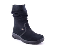 '-amely.ro-Rieker-Ghete Dama Rieker Piele Naturala Intoarsa Riek 7171 /Nv