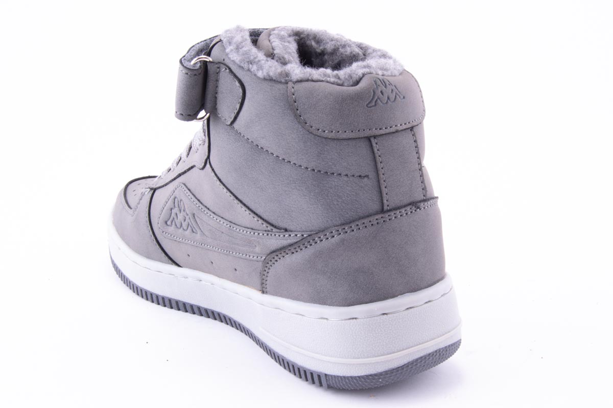 '-amely.ro-amely.ro-Ghete Unisex Kappa Piele Naturala Intoarsa Kond 242799 /Gri