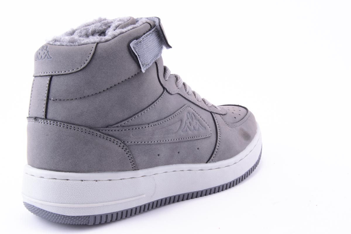 '-amely.ro-amely.ro-Ghete Unisex Kappa Piele Naturala Intoarsa Kond 242799 /Gri